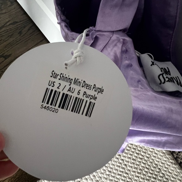 Star Shining Mini Dress- purple - Picture 3 of 5